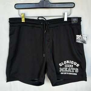 RVCA x Matty Matheson Glorious Meats Logo 16” Length Shorts